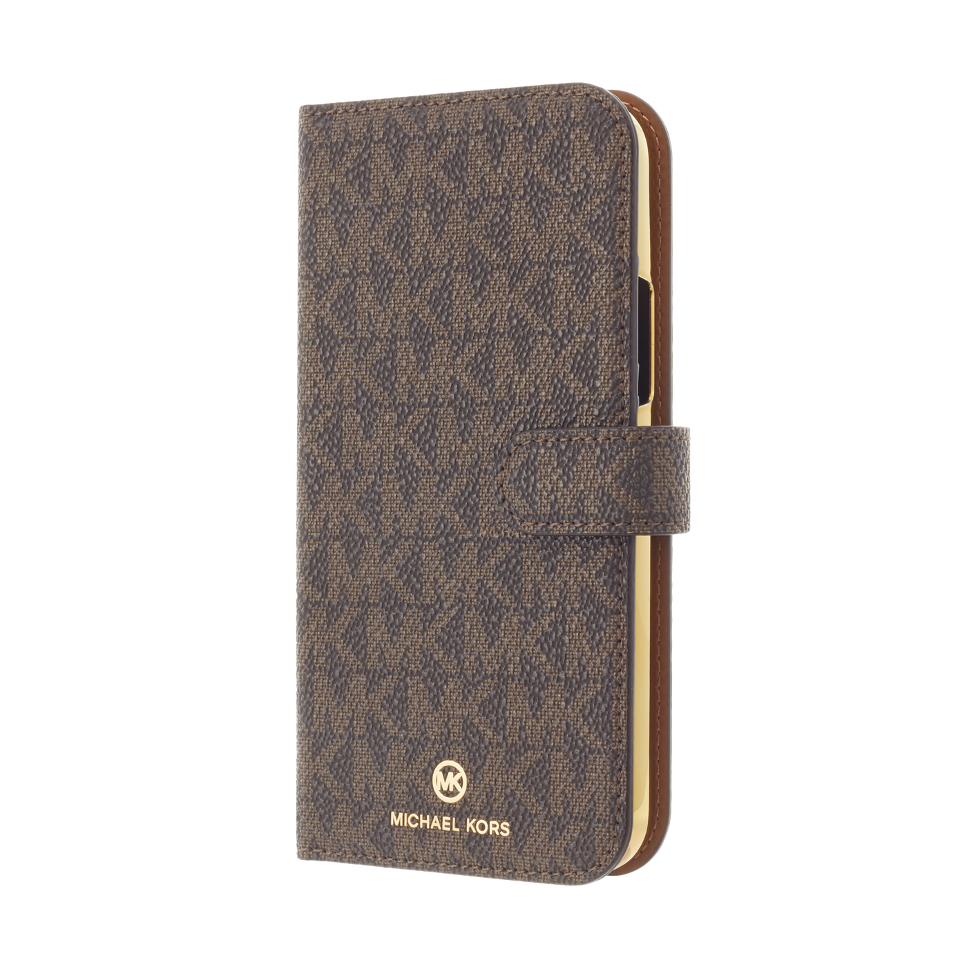 MICHAEL KORS - Folio Case Signature with Hand Strap - Magsafe for iPhone 12/12 Pro