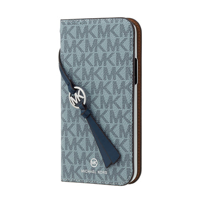 MICHAEL KORS - FOLIO CASE SIGNATURE with TASSEL CHARM for iPhone 12 mini