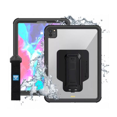 ARMOR-X - Waterproof Protective Case With New Adaptor And Hand Strap for iPad Pro 12.9 第4世代 - Black