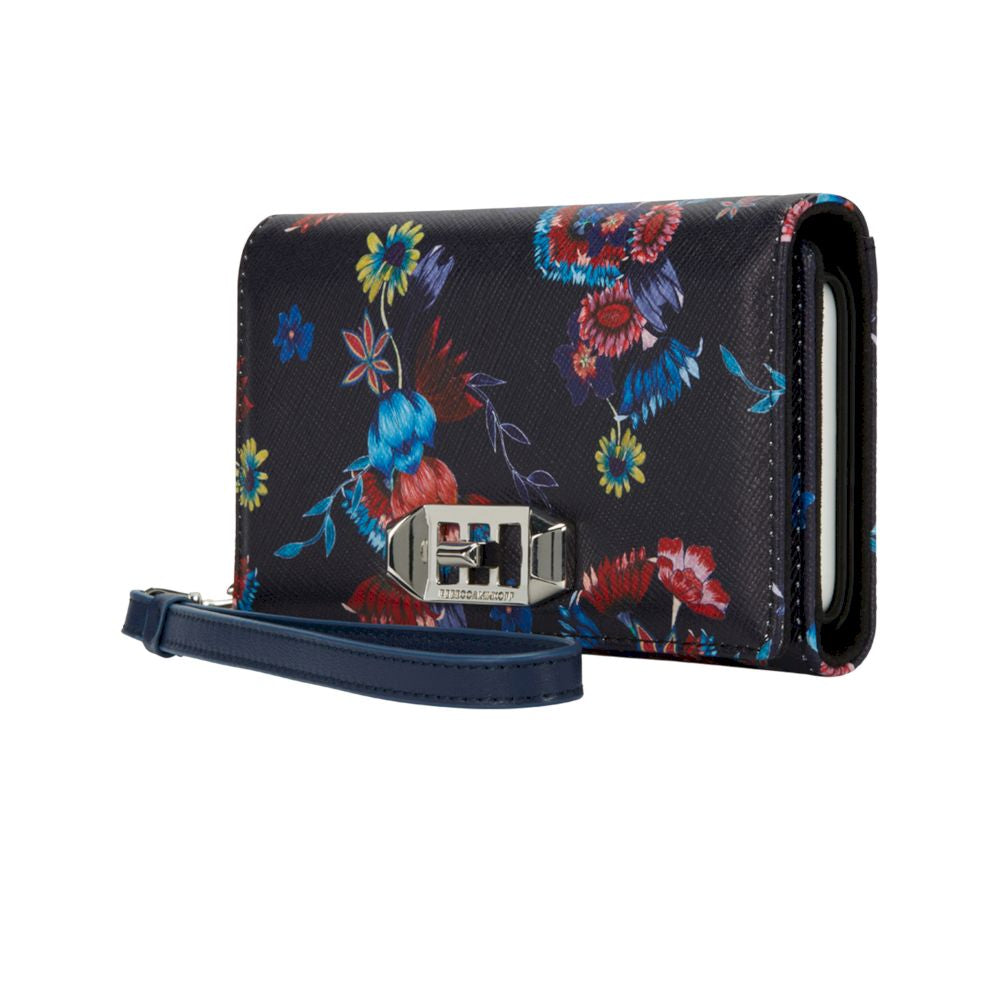 Rebecca Minkoff - Hold A Little Wristlet for iPhone XS/X - Pressed Flowers
