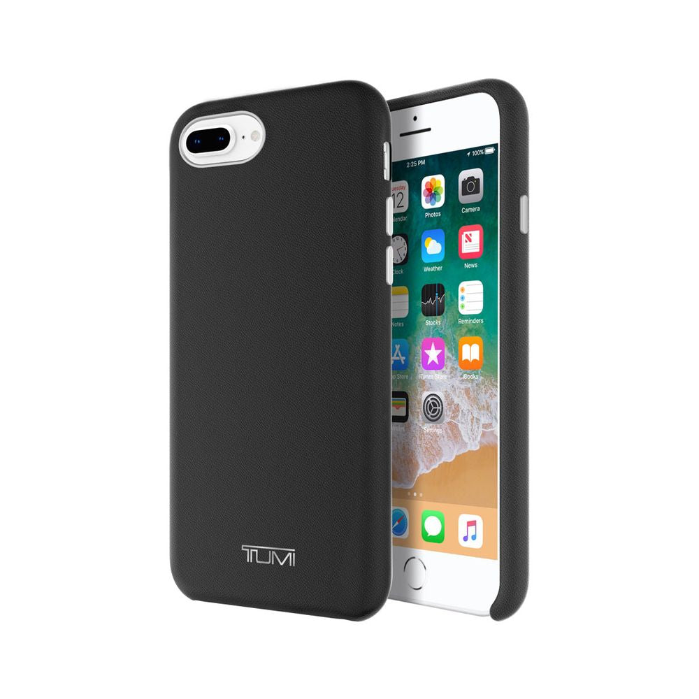 TUMI - Leather Wrap Case For iPhone 8 Plus & iPhone 7 Plus - Black
