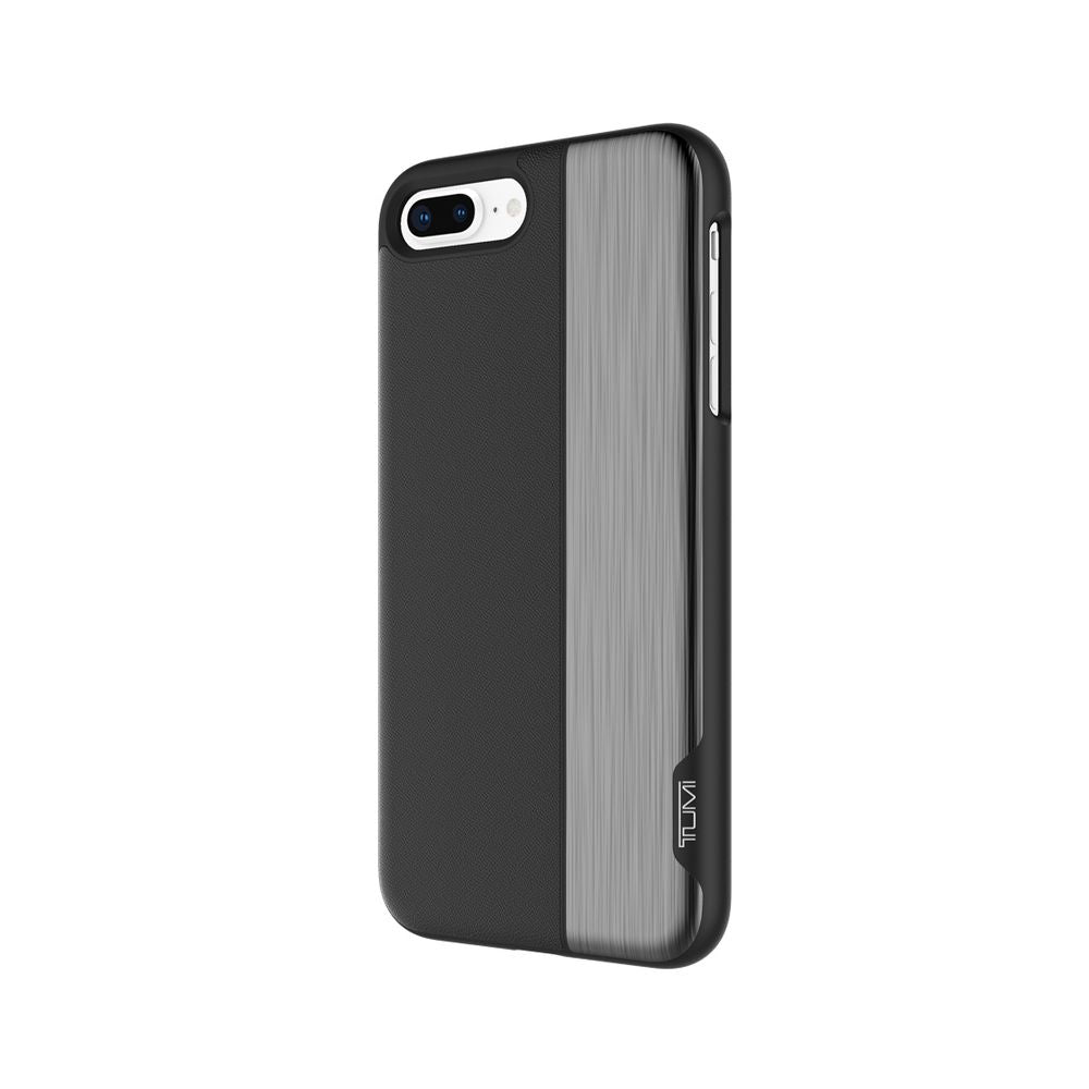 TUMI - Vertical Slider Case For iPhone 8 Plus - Black/Gunmetal